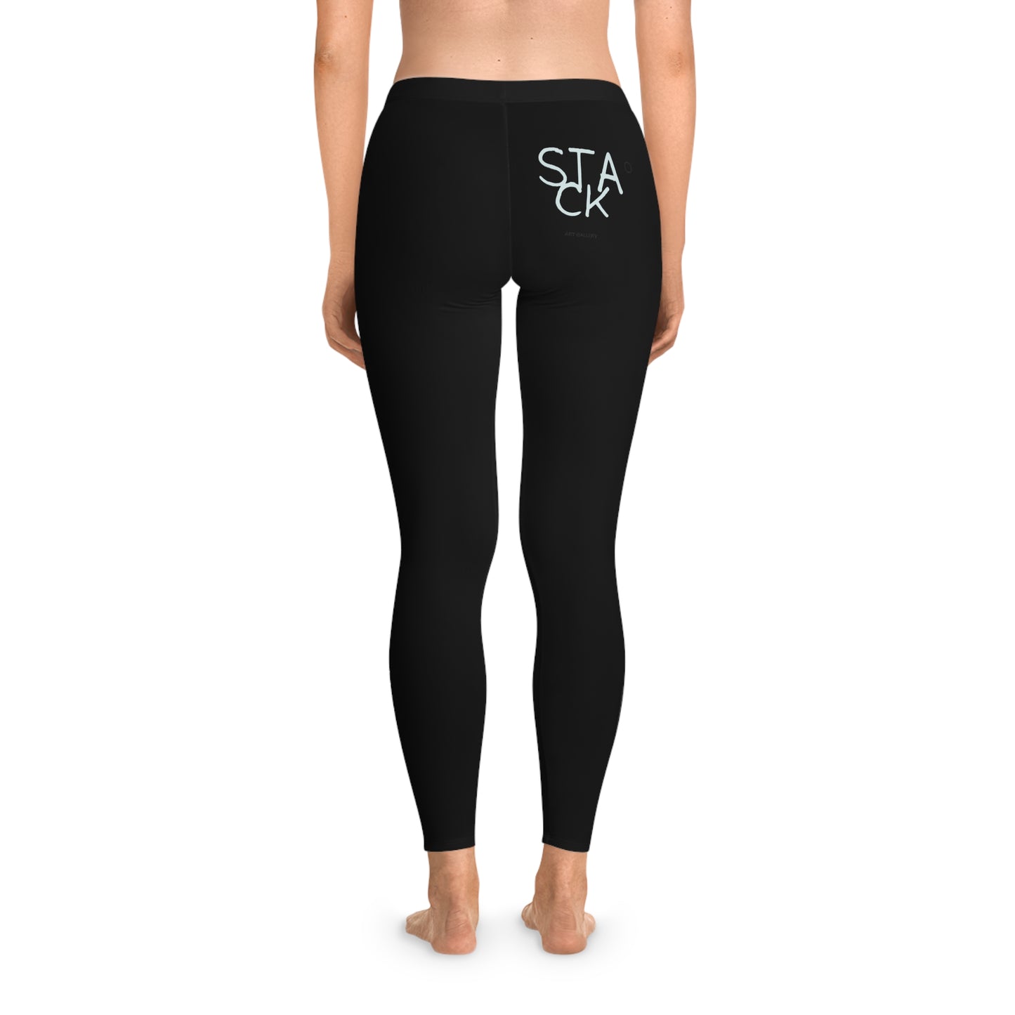 STACK ART GALLERY: WOMEN'S BLUE SHADOW STACK LEGGINGS