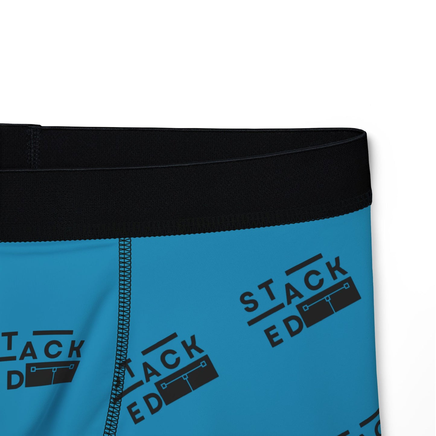 Stacked Tall - Men’s Boxer Briefs (Turquoise)