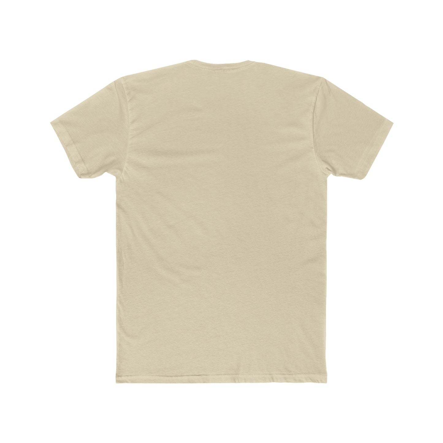 Stacked Cotton Crew Tee (Solid Cream)