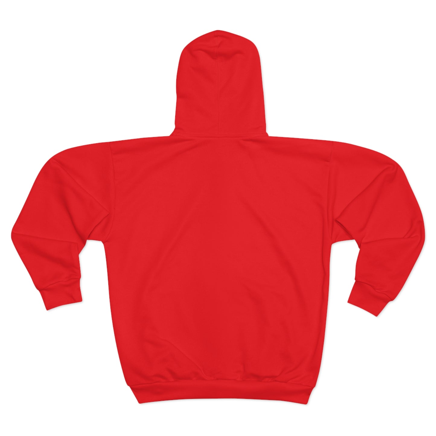 Stacked Tall White Obsidian Zip Hoodie (Red)