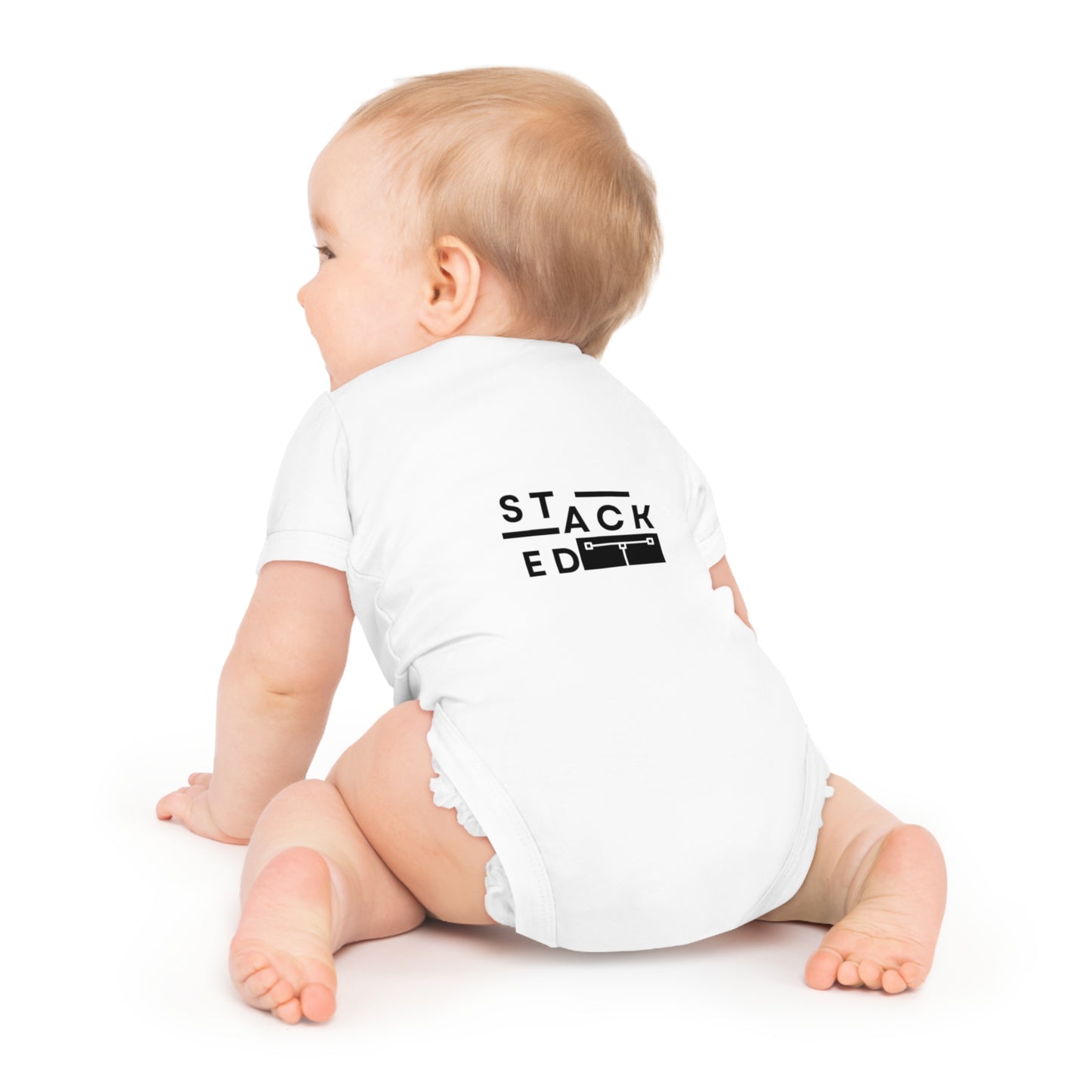 Stacked Tall - Baby Short Sleeve Onesie