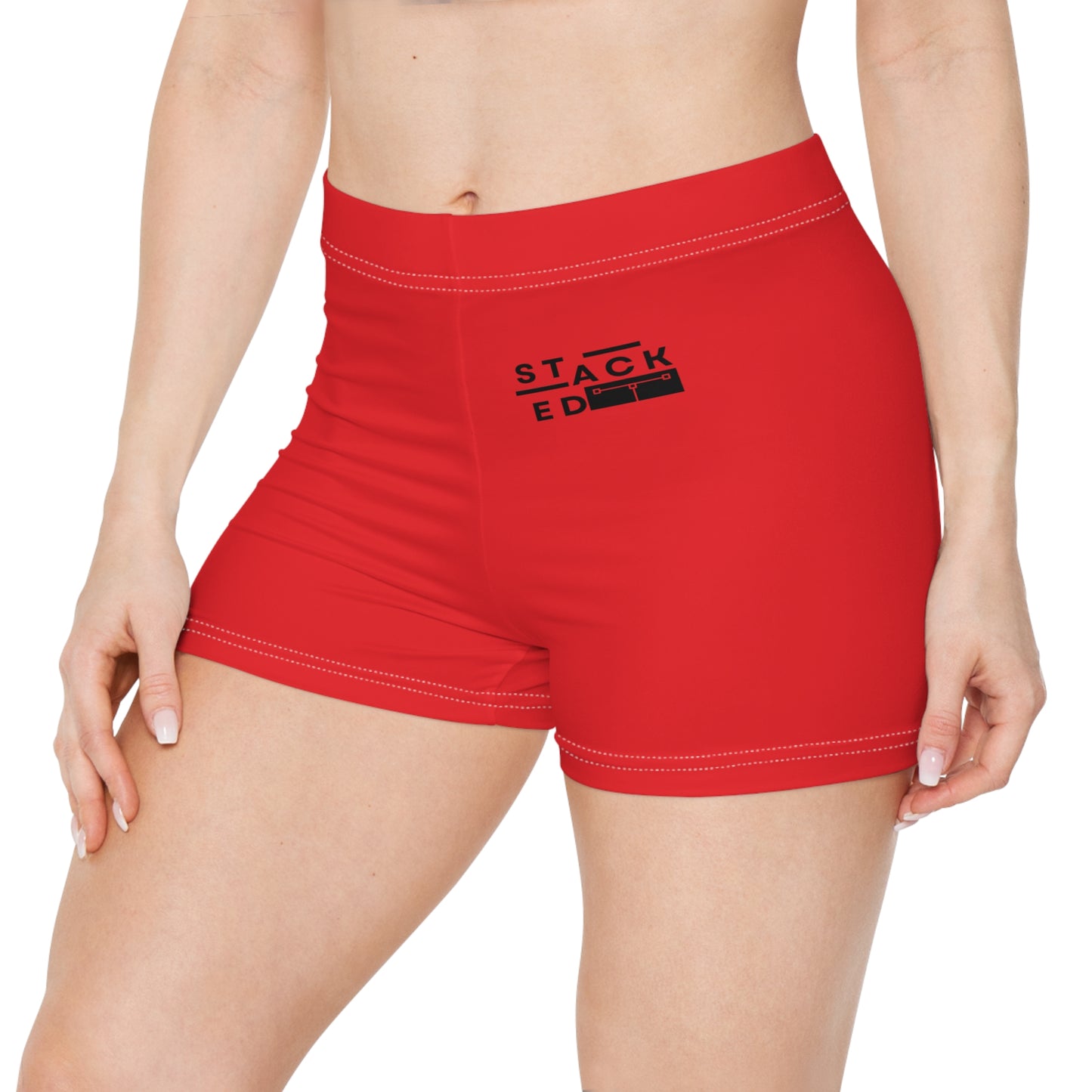 Stacked Tall - Women's Shorts (Red)