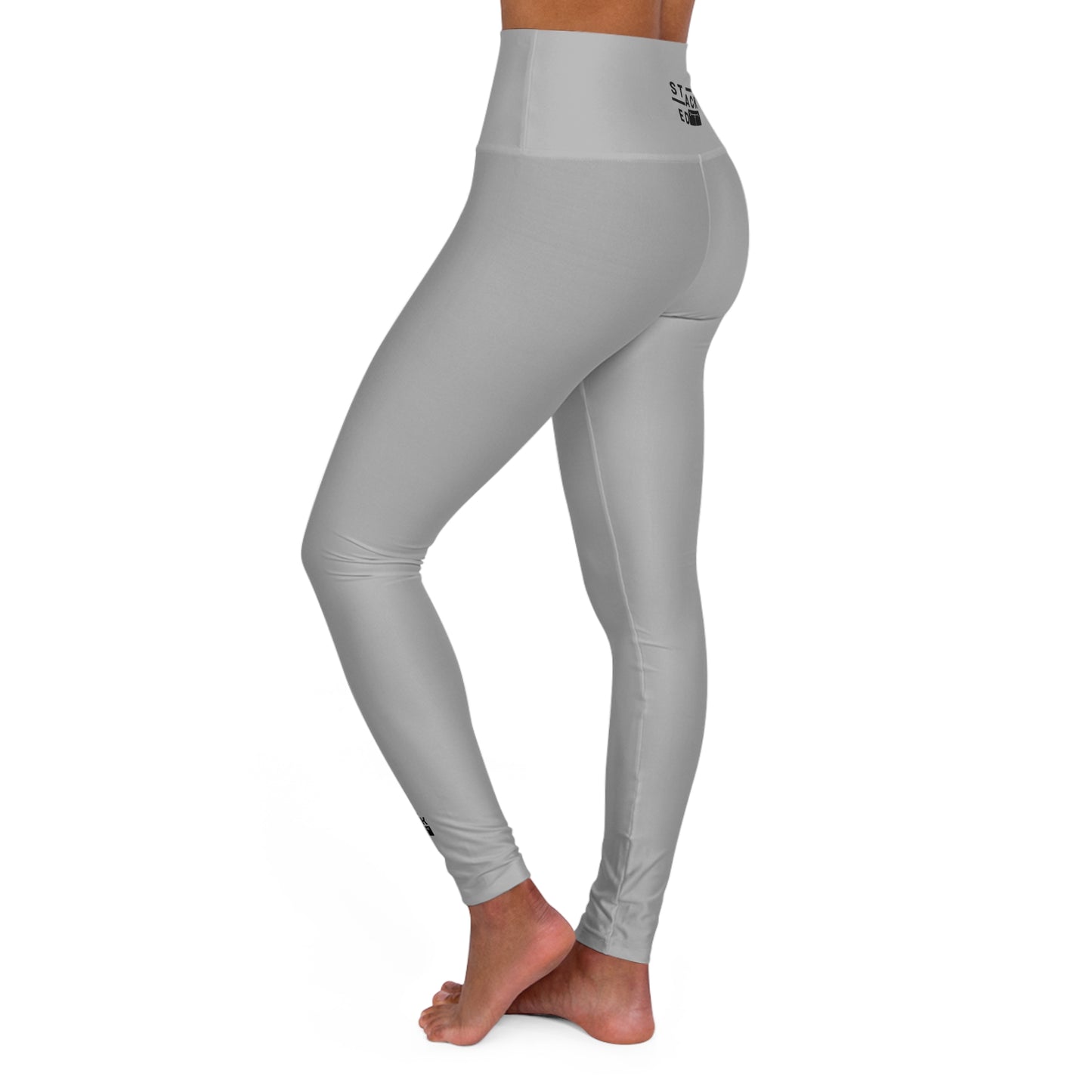 Stacked Tall - Yoga Leggings Double Print (Light Grey)