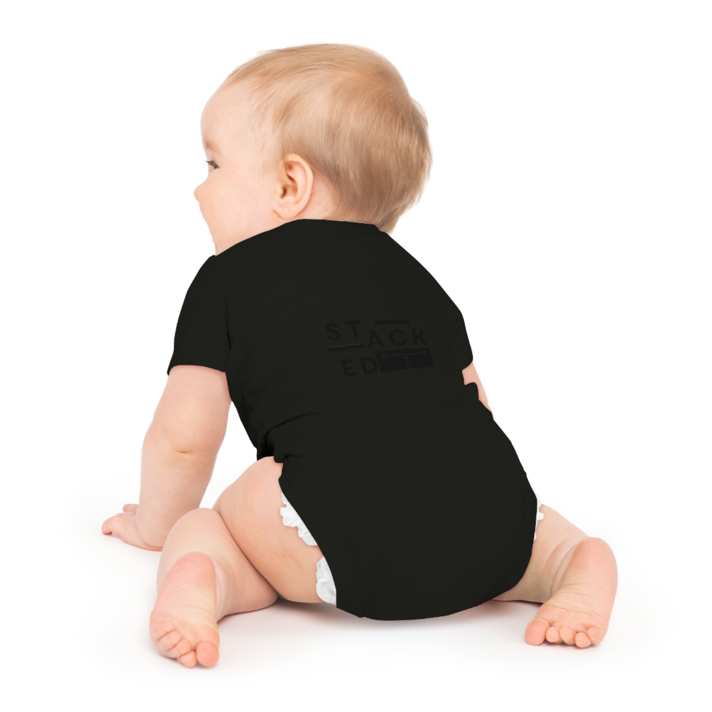 Stacked Tall - Baby Short Sleeve Onesie