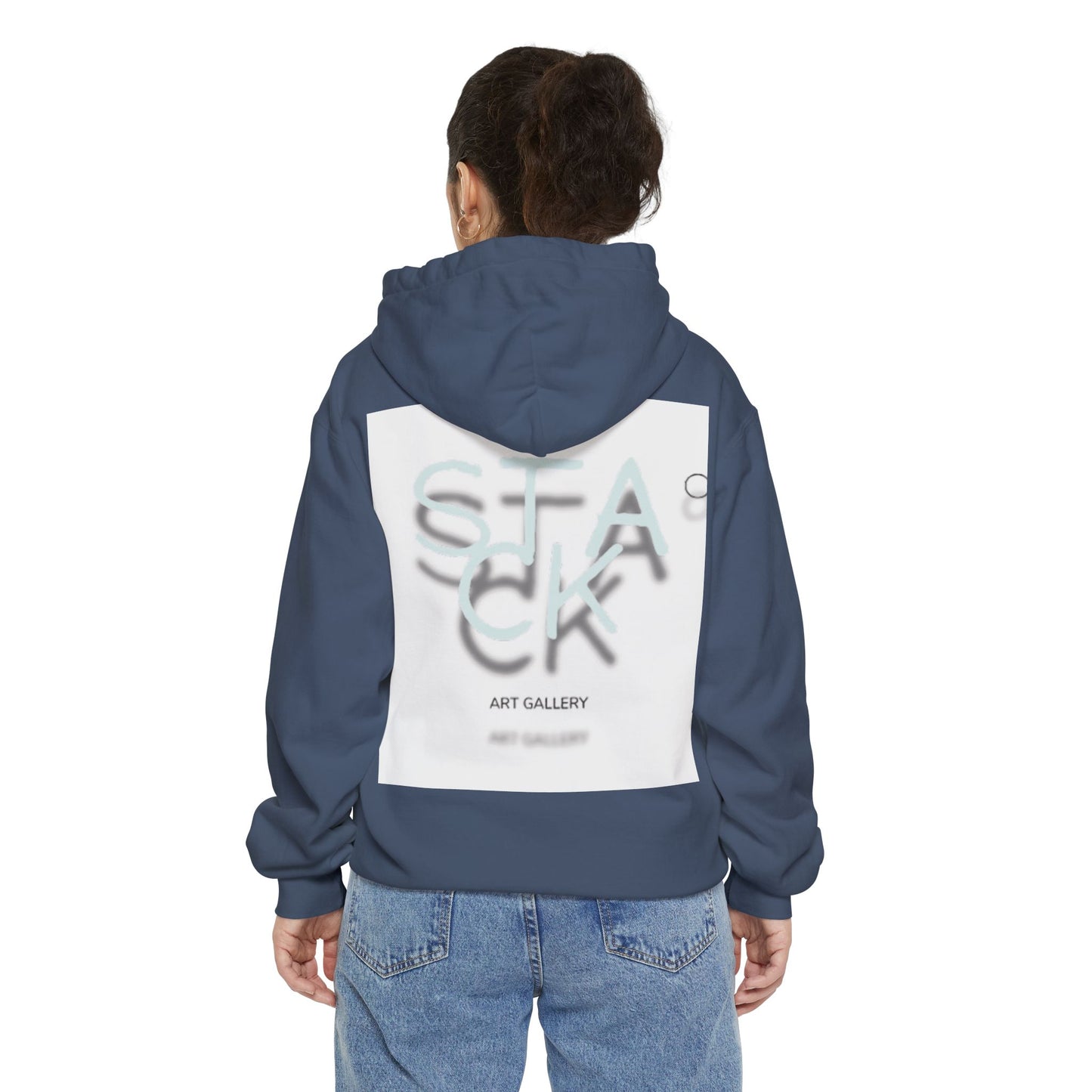 STACK ART GALLERY: BLUE SHADOW STACK HOODIE