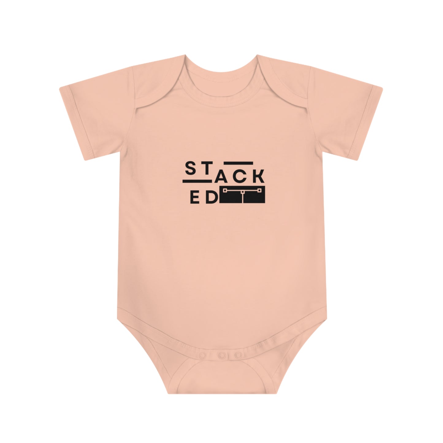 Stacked Tall - Baby Short Sleeve Onesie