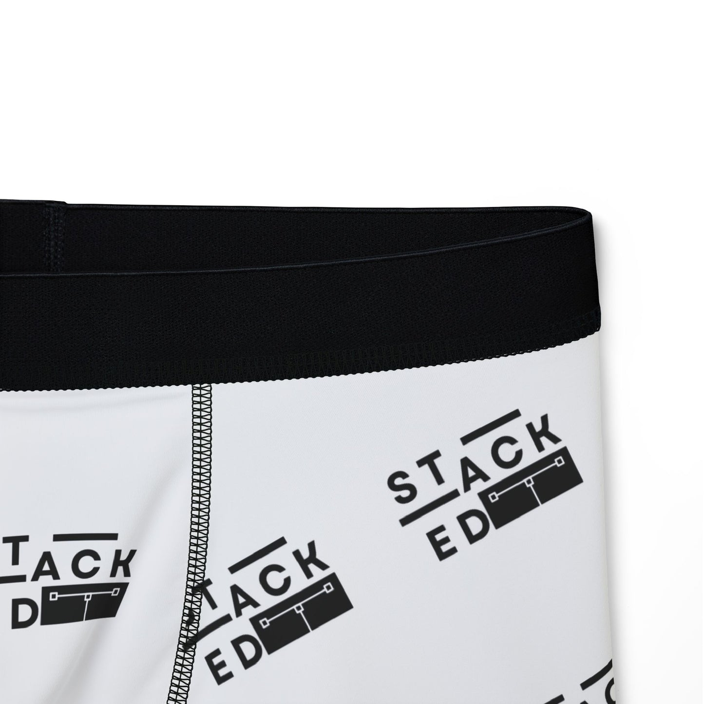 Stacked Tall - Men’s Boxer Briefs (White)
