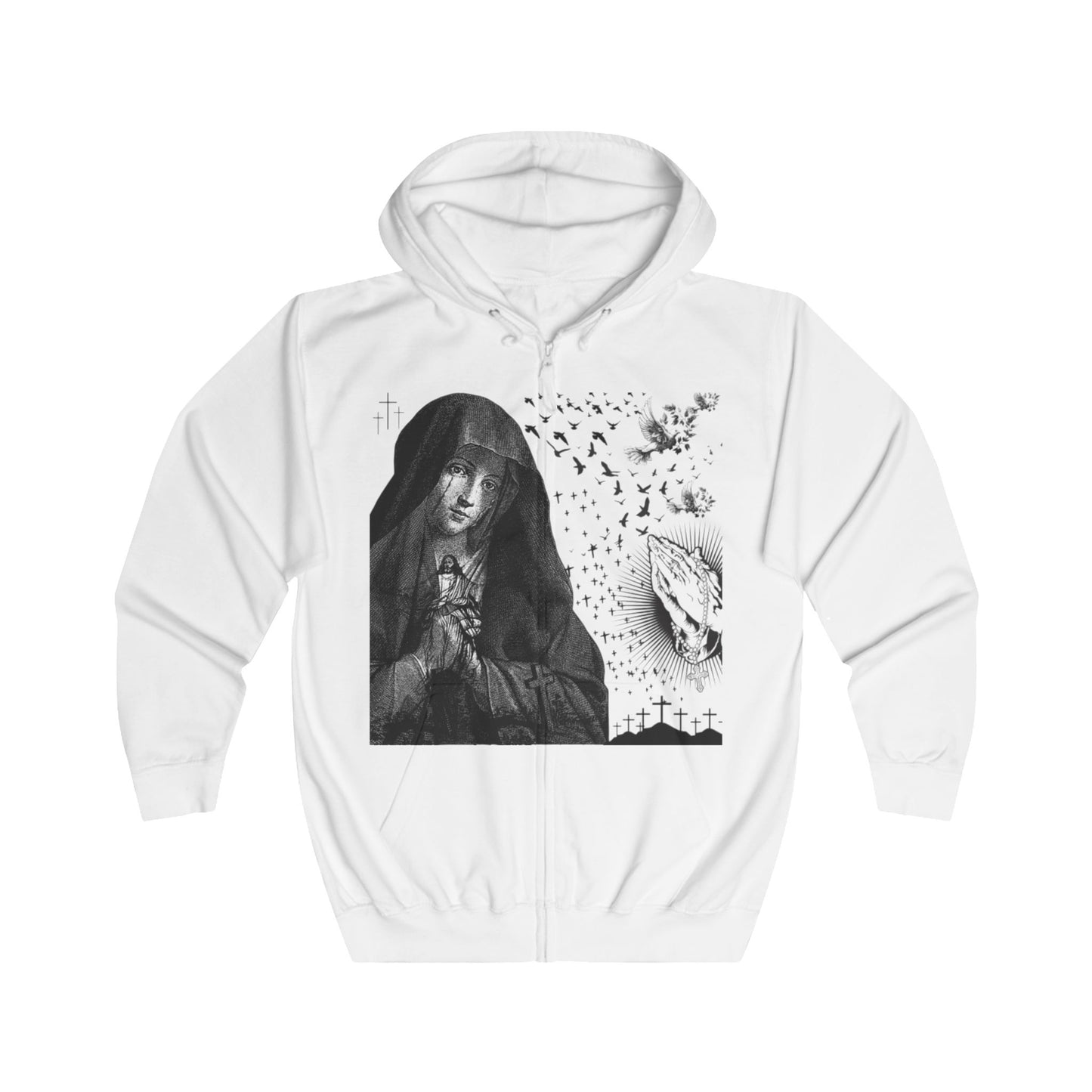 STACK ART GALLERY: Eternal Faith Zip Hoodie