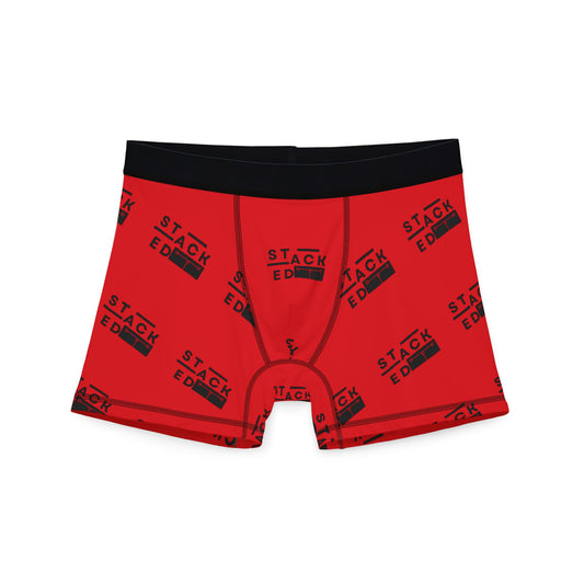 Stacked Tall - Men’s Boxer Briefs (Red)