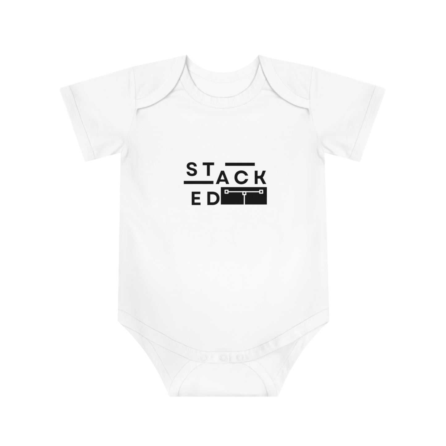 Stacked Tall - Baby Short Sleeve Onesie