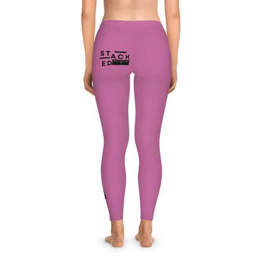 Stacked Tall - Stretchy Leggings (Light Pink)