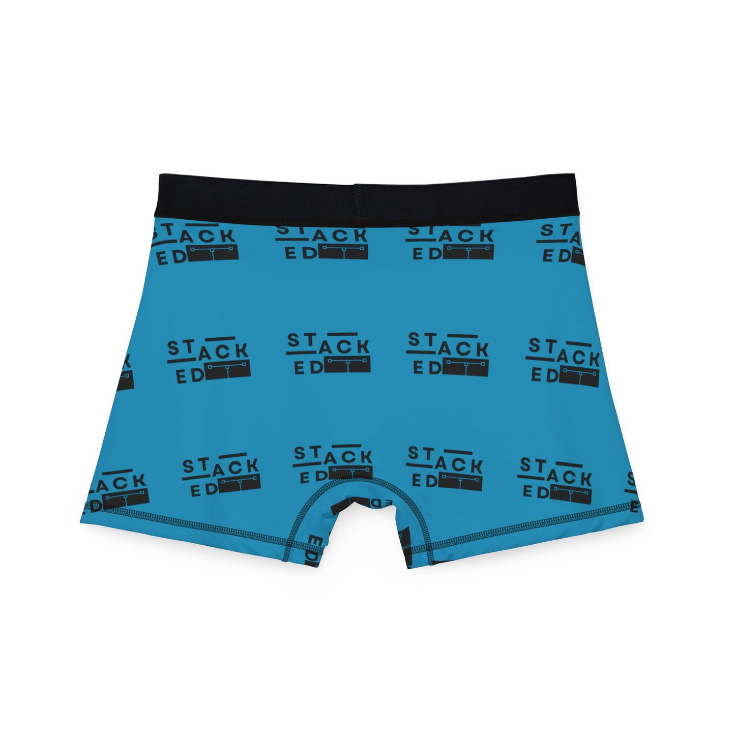 Stacked Tall - Men’s Boxer Briefs (Turquoise)