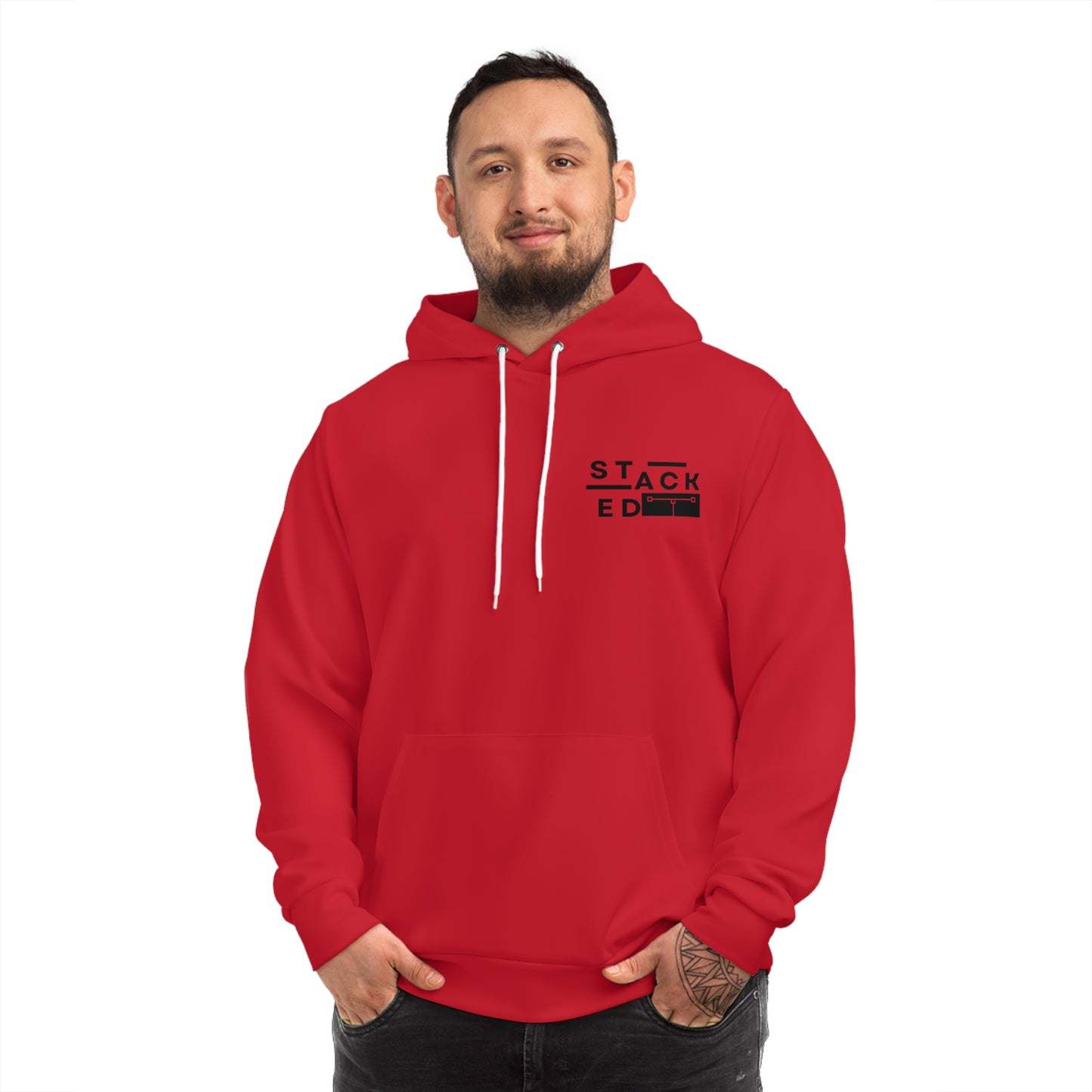 Stacked Tall Rouge Corde Hoodie