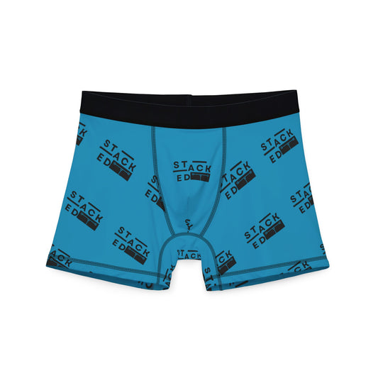 Stacked Tall - Men’s Boxer Briefs (Turquoise)