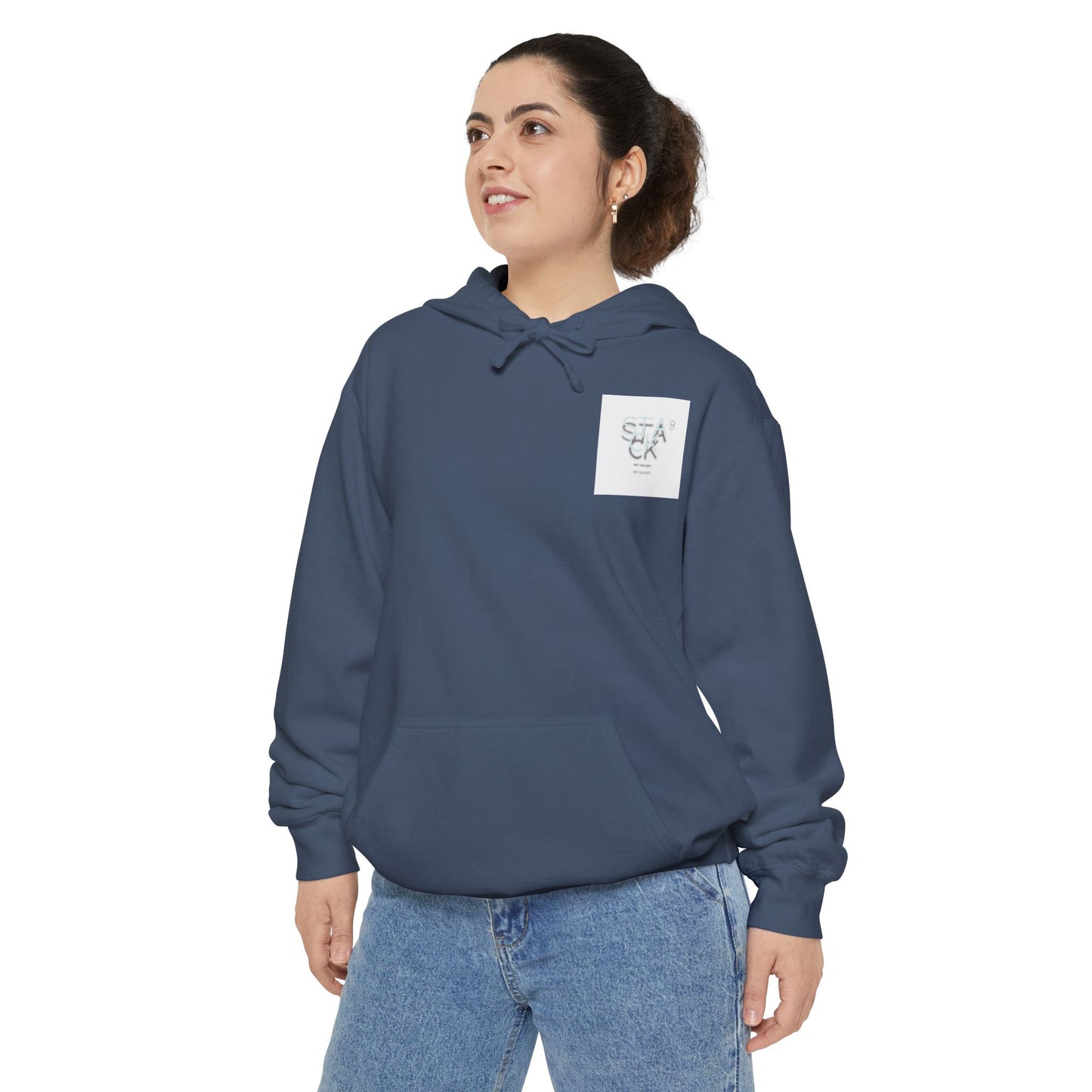 STACK ART GALLERY: BLUE SHADOW STACK HOODIE