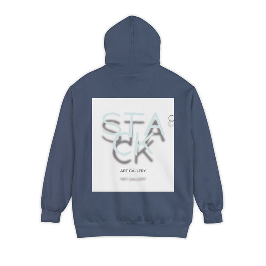 STACK ART GALLERY: BLUE SHADOW STACK HOODIE