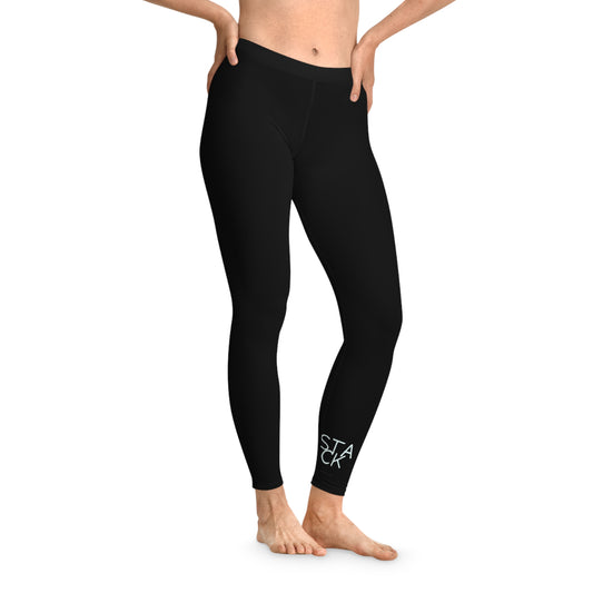 STACK ART GALLERY: WOMEN'S BLUE SHADOW STACK LEGGINGS