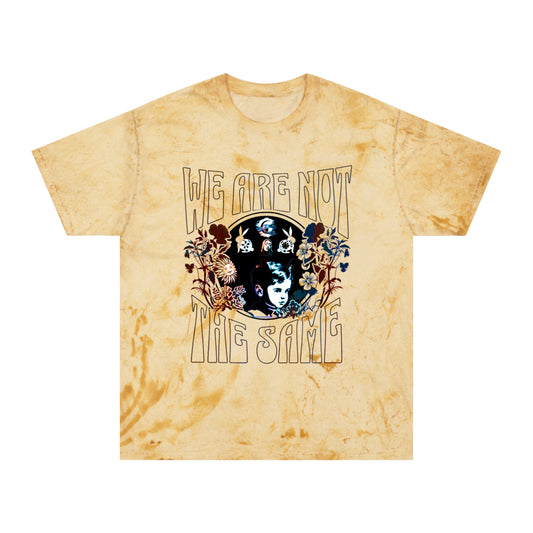 'We Are Not The Same" Retro Bloom Tee (Citrine)