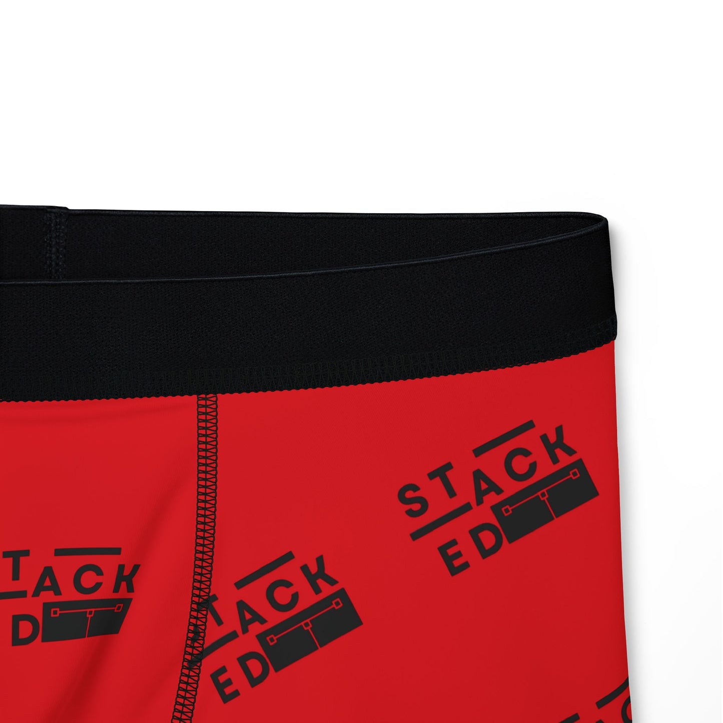 Stacked Tall - Men’s Boxer Briefs (Red)