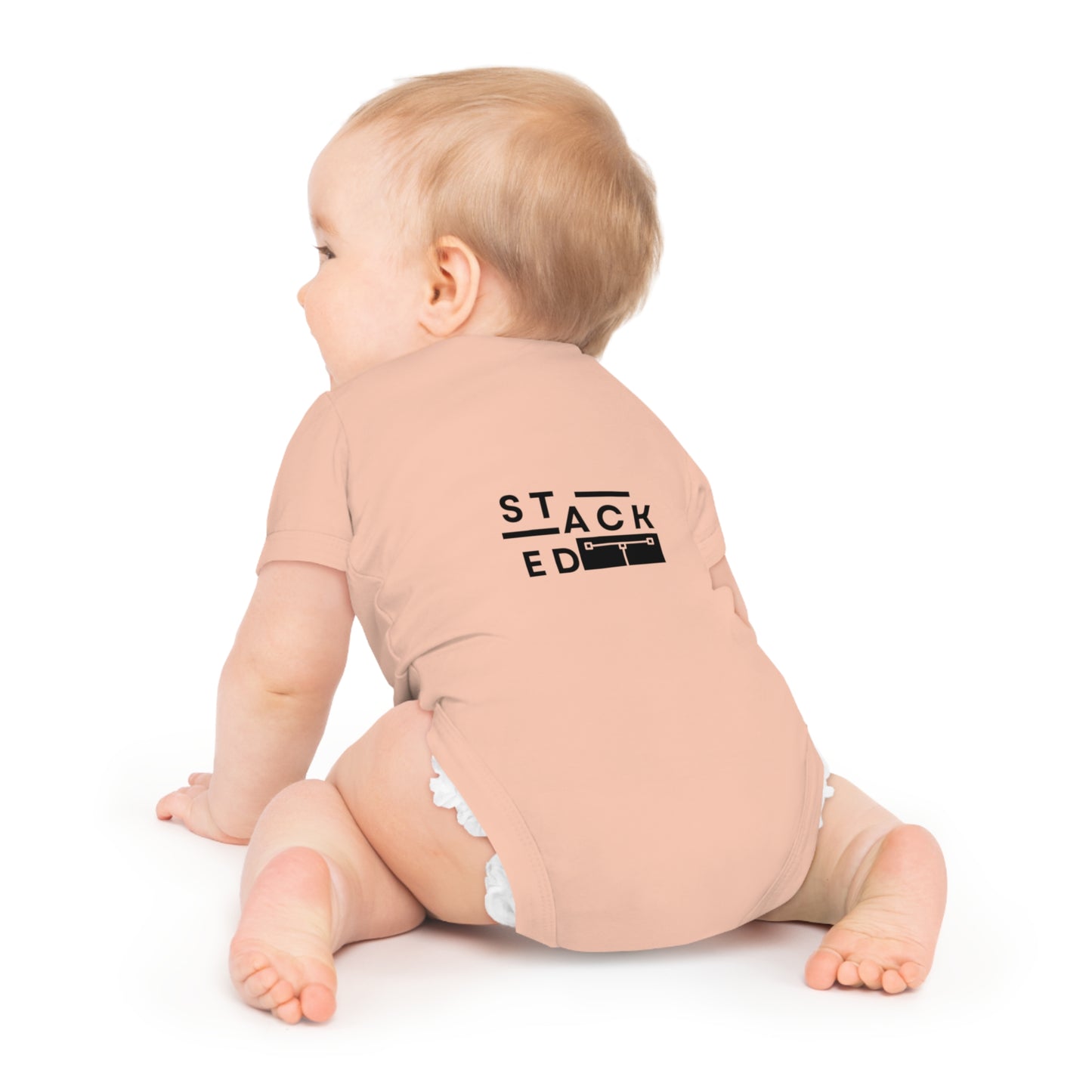 Stacked Tall - Baby Short Sleeve Onesie