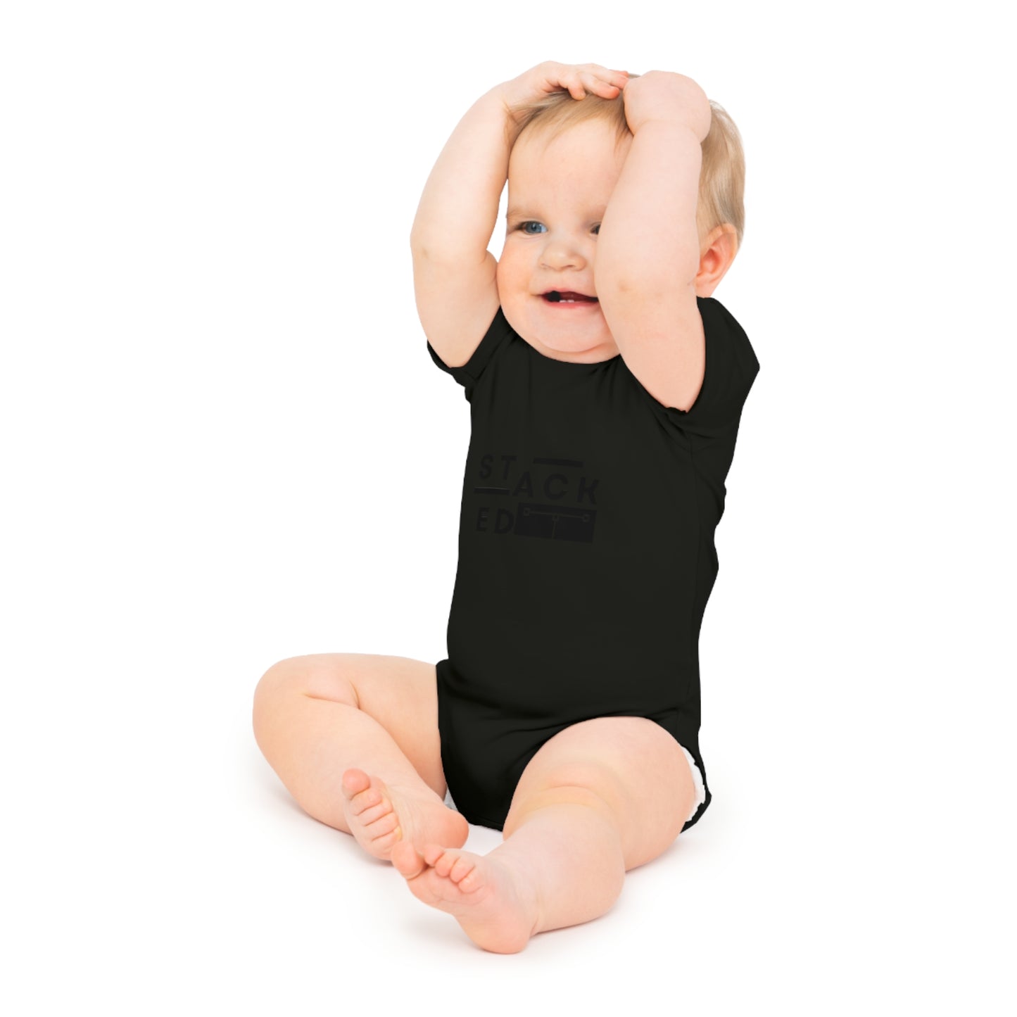 Stacked Tall - Baby Short Sleeve Onesie