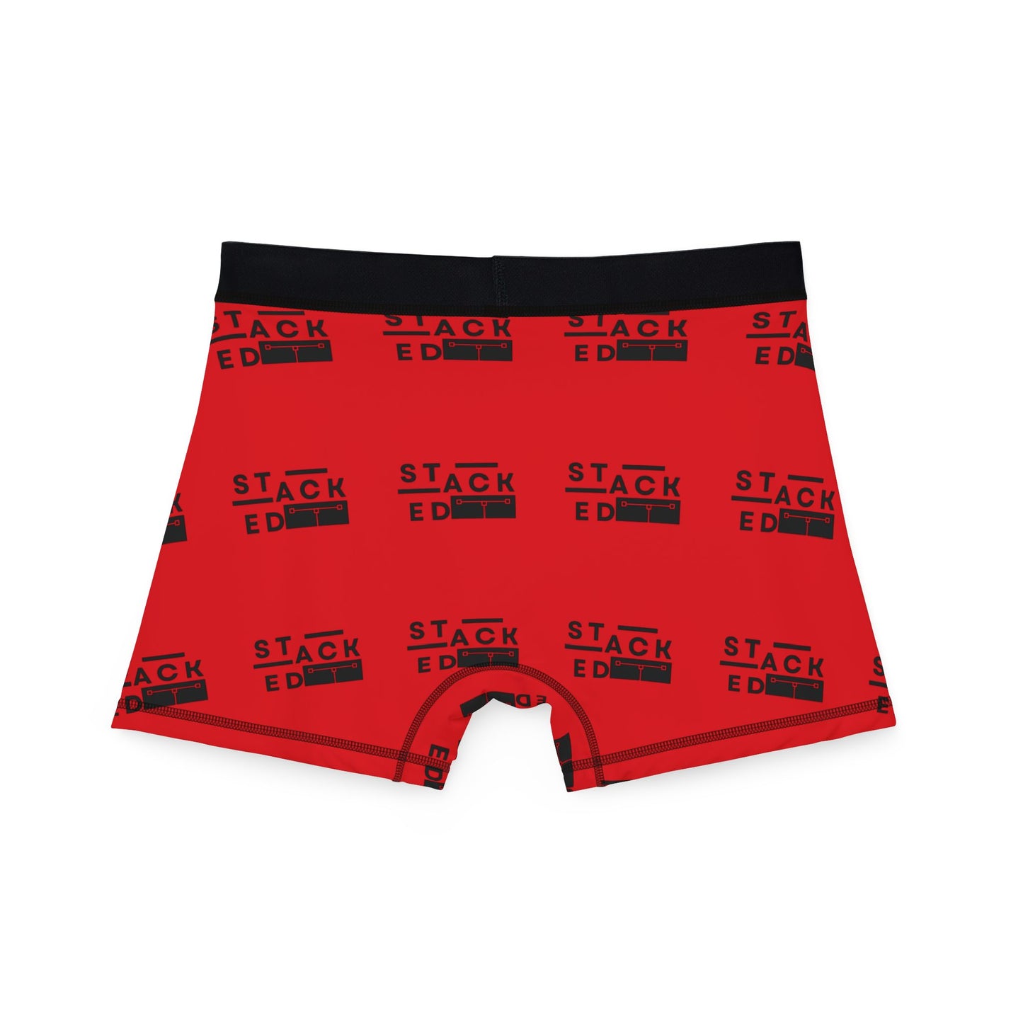 Stacked Tall - Men’s Boxer Briefs (Red)