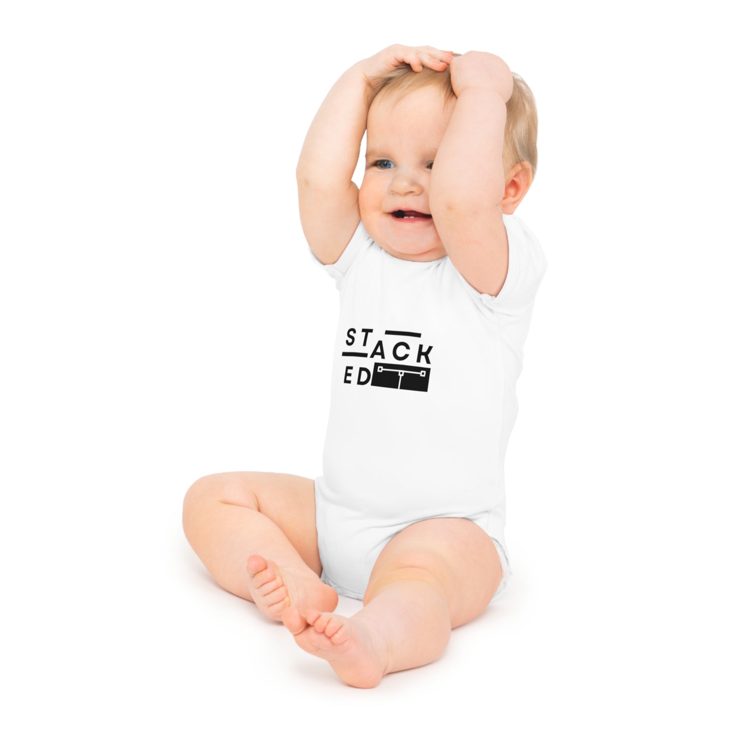 Stacked Tall - Baby Short Sleeve Onesie